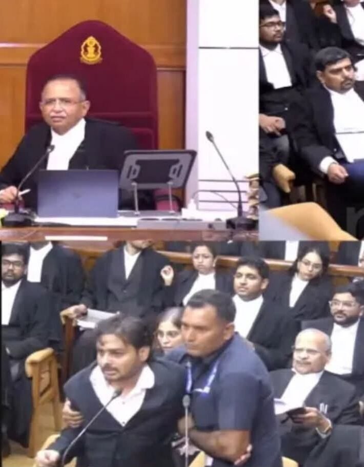 सुप्रीम कोर्ट में वकील का हाई-वोल्टेज ड्रामा! CJI के खिलाफ आपत्तिजनक टिप्पणी, कोर्ट में उछाले कागज