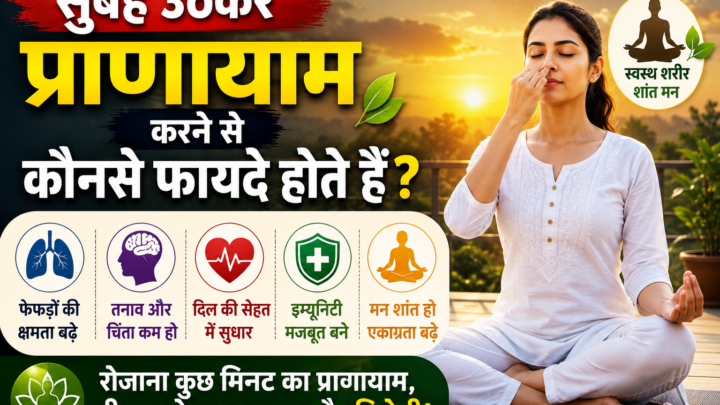 सुबह प्राणायाम करने के फायदे: तनाव कम करने से लेकर एकाग्रता बढ़ाने तक, जानें आसान तरीके