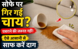 सोफे पर गिर गई चाय? घबराने की जरूरत नहीं, ऐसे आसानी से साफ करें दाग