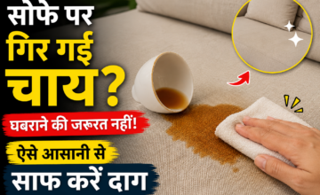 सोफे पर गिर गई चाय? घबराने की जरूरत नहीं, ऐसे आसानी से साफ करें दाग