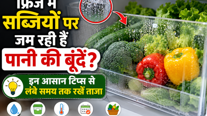 फ्रिज में सब्जियों पर जम रही हैं पानी की बूंदें? इन गलतियों से जल्दी खराब हो सकती हैं सब्जियां
