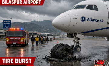 बिलासपुर Airport News: लैंडिंग के दौरान Alliance Air फ्लाइट का टायर फटा, 41 यात्री सुरक्षित; उड़ानें प्रभावित