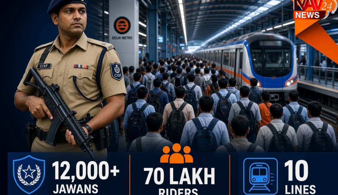 CISF Delhi Metro Security: 10 लाइनों पर 12 हजार से ज्यादा जवान, रोज 70 लाख यात्रियों की सुरक्षा