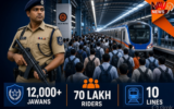 CISF Delhi Metro Security: 10 लाइनों पर 12 हजार से ज्यादा जवान, रोज 70 लाख यात्रियों की सुरक्षा