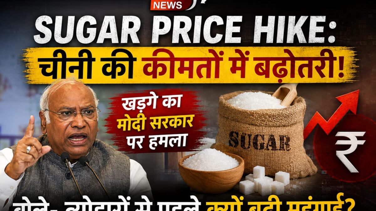 Sugar Price Hike: चीनी की कीमतों पर खड़गे का मोदी सरकार पर हमला, बोले- त्योहारों से पहले क्यों बढ़ी महंगाई?