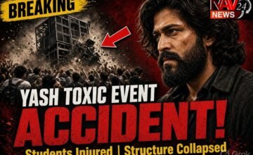Yash Toxic Pre Release Event Accident: हैदराबाद में बड़ा हादसा, साउंड सिस्टम गिरने से छात्र घायल; यश ने तुरंत रोका भाषण