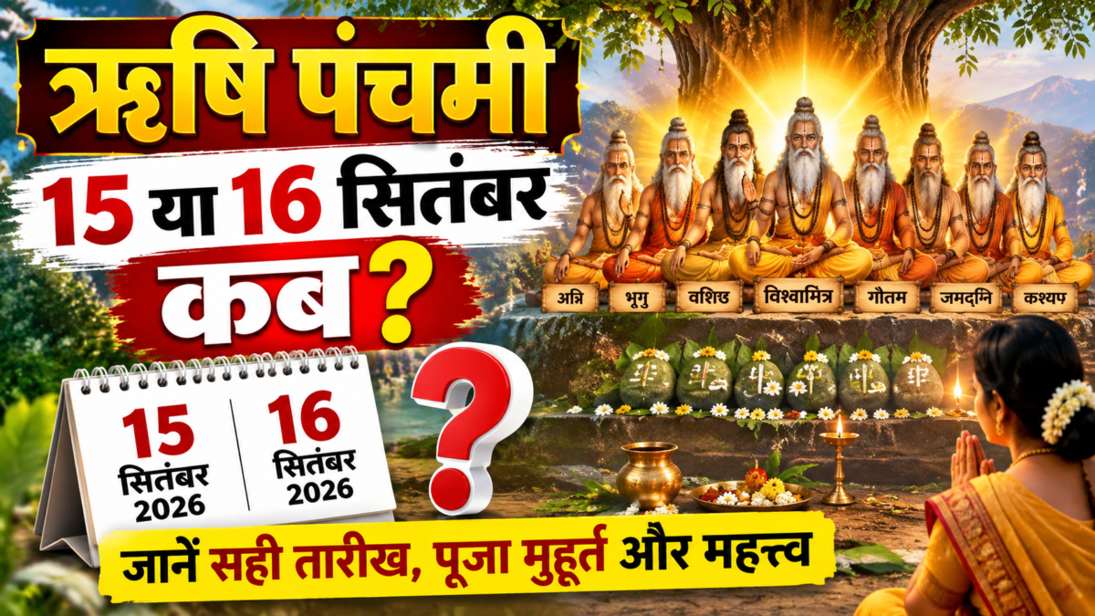ऋषि पंचमी 2026: देवी-देवताओं के बजाय सप्तर्षियों की पूजा क्यों होती है? जानें तारीख और पूजा का मुहूर्त