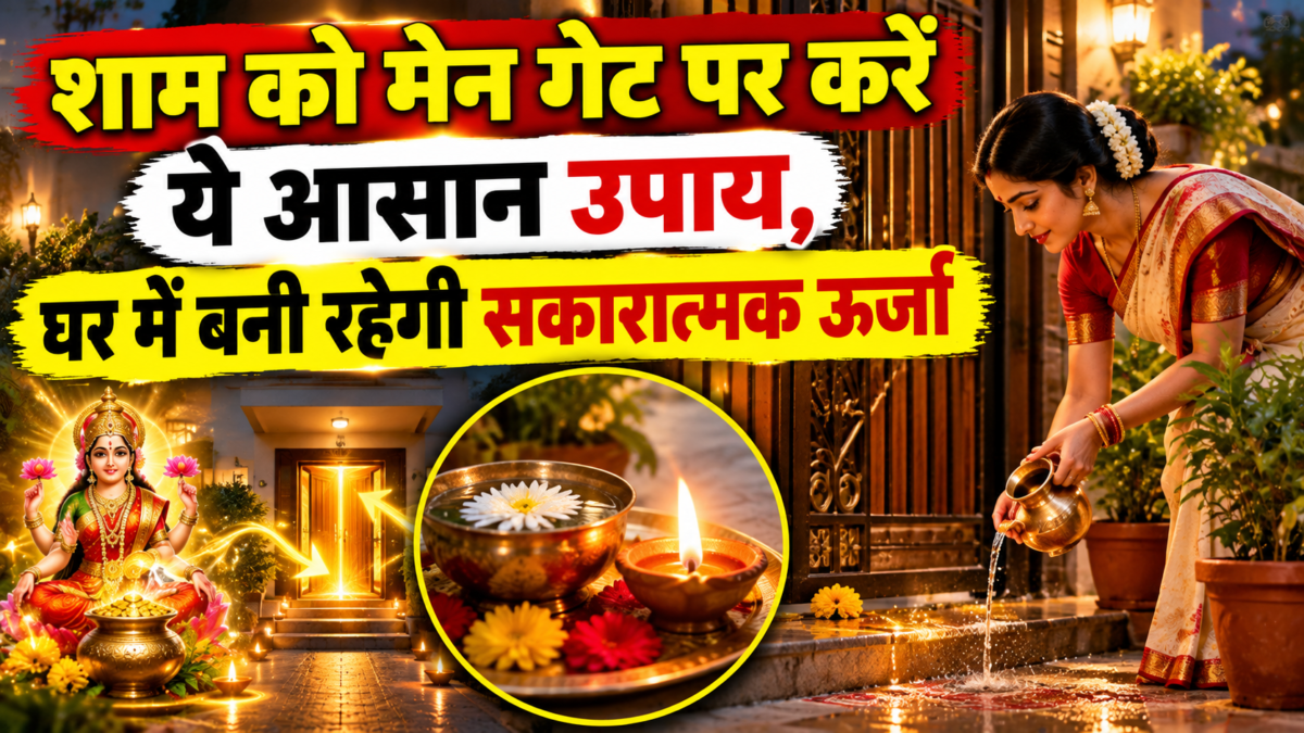 मेन गेट पर शाम के समय करें ये आसान उपाय, घर में बनी रहेगी सकारात्मक ऊर्जा