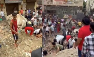 VIDEO: मलबे में दबा छात्र, फिर भी फोन से लगाई मदद की गुहार; दिल्ली PG बिल्डिंग हादसे का दिल दहला देने वाला वीडियो