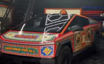एलन मस्क की Tesla Cybertruck का हुआ देसी मेकओवर, ‘देखो मगर प्यार से’ लिखकर बना दिया इंडियन ट्रक