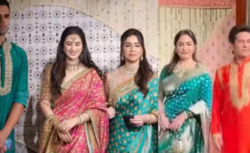 अंबानी परिवार के गणपति उत्सव में पहुंचे सितारे, सचिन तेंदुलकर की फैमिली ने खींचा ध्यान