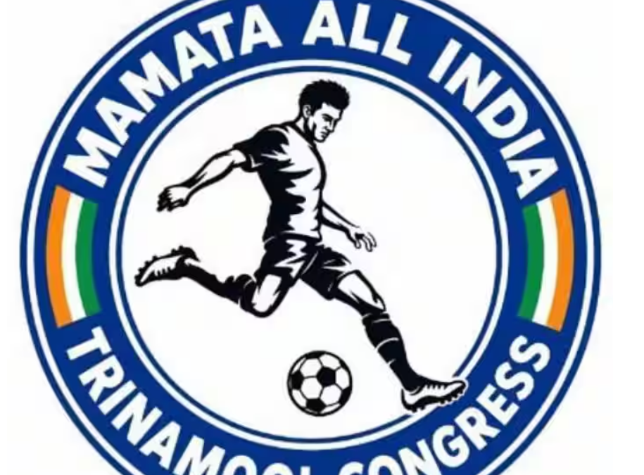 बंगाल उपचुनाव से पहले TMC का नया लोगो जारी, फुटबॉल खिलाड़ी बना चुनाव चिह्न