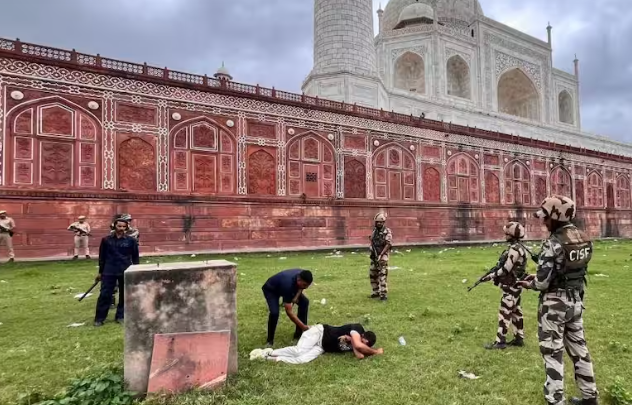 ताजमहल में सशस्त्र हमले की स्थिति से निपटने की तैयारी का अभ्यास, कई एजेंसियों ने लिया हिस्सा
