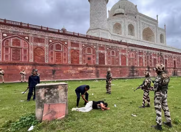 ताजमहल में सशस्त्र हमले की स्थिति से निपटने की तैयारी का अभ्यास, कई एजेंसियों ने लिया हिस्सा