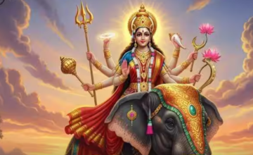 शारदीय नवरात्रि 2026: हाथी पर आएंगी मां दुर्गा, जानें किस वाहन पर होगी माता की विदाई