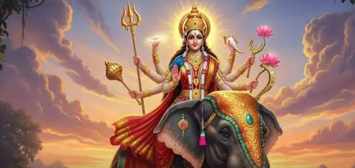 शारदीय नवरात्रि 2026: हाथी पर आएंगी मां दुर्गा, जानें किस वाहन पर होगी माता की विदाई