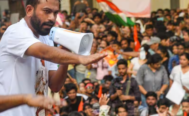 CEC ज्ञानेश कुमार के इस्तीफे की मांग को लेकर मुंबई में CJP का प्रदर्शन, शिवाजी पार्क में जुटी भीड़