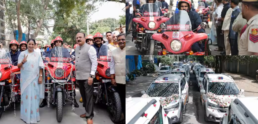 दिल्ली में फायर सर्विस का विस्तार, 20 फायर बाइक और 26 QRV शामिल