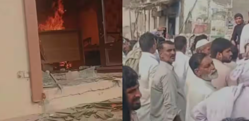 पाकिस्तान में ईशनिंदा के आरोप पर भड़की हिंसा, ईसाई व्यक्ति के घर और दुकान में आग; 35 से ज्यादा परिवारों ने छोड़ा गांव