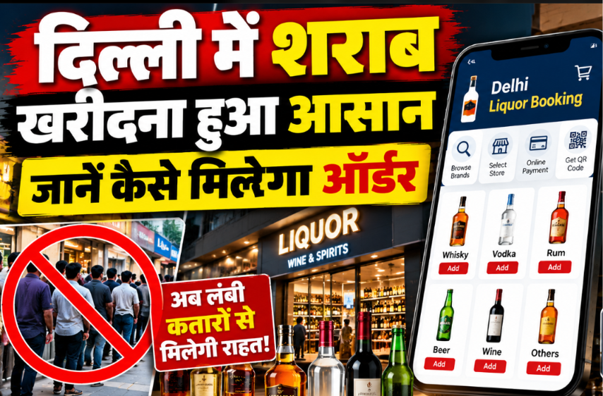 दिल्ली में शराब खरीदना हुआ आसान, अब मोबाइल ऐप से करें ऑनलाइन बुकिंग; जानें कैसे मिलेगा ऑर्डर